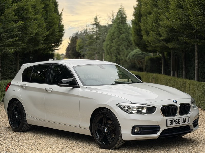 2016 BMW 1 Series 1.5 litre in white, sold